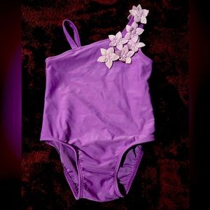 Baby girl bathing suit size 83% polyester 17% spandex Circo from Target.